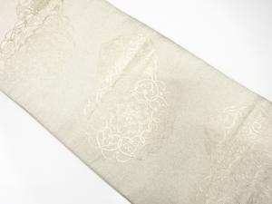 アンティーク　綴れ　華紋織り出し袋帯（材料）